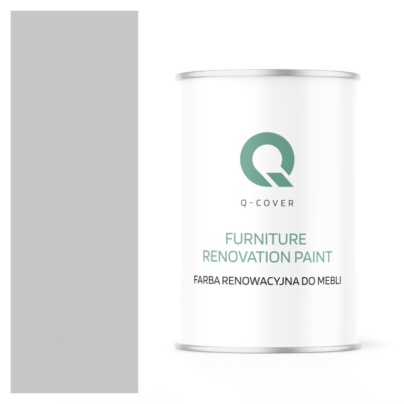Farba Renowacyjna do Mebli Q-Cover Szary jasny RAL7035 Mat 1L