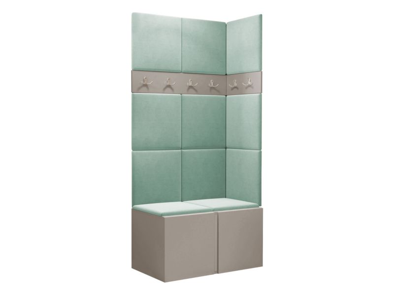 Garderoba MIRJAN 24 Orion I kaszmir + miętowy 1 kpl.