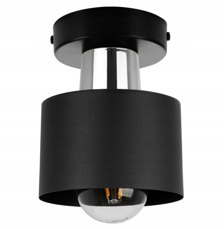 Lampa sufitowa wisząca Light Home LH Panta 1x E27 60W czarny 1szt.