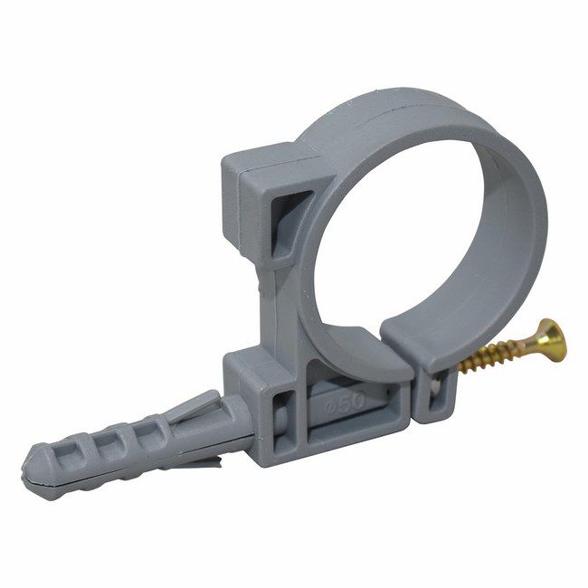 Uchwyt plastikowy do rur 40 mm S 5 szt.