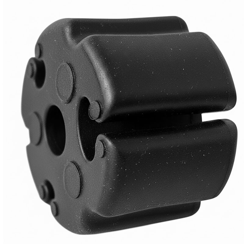 Spinka READY do Wędki Silikonowa Elastyczna Paski Do Spinania Uchwyt Zabezpieczający Czarna 10 szt.