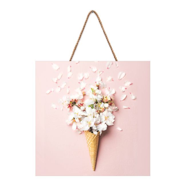 Tabliczka ozdobna Kwiaty 30 x 30 cm