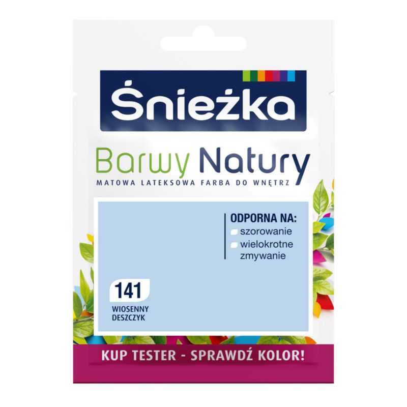 Tester farby Śnieżka Barwy Natury wiosenny deszczyk 25 ml