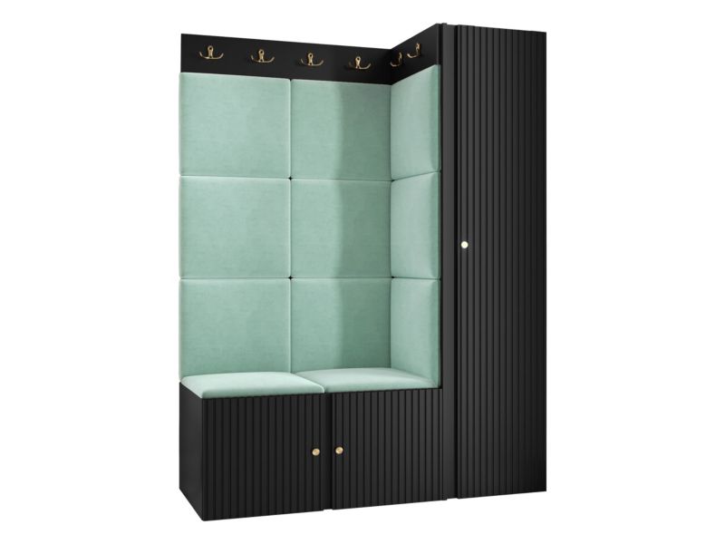 Zestaw MIRJAN 24 Orion Ryfel Slim IX czarny + miętowy 1 kpl.