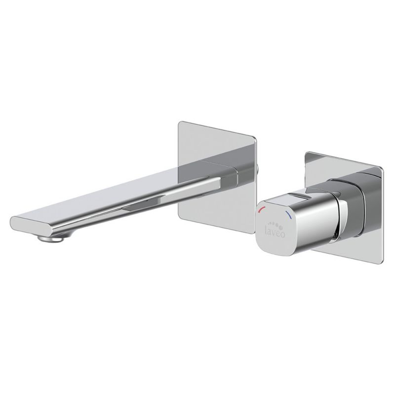 Bateria Umywalkowa Laveo Podtynkowa Tores Srebrna Chrom 1 szt.