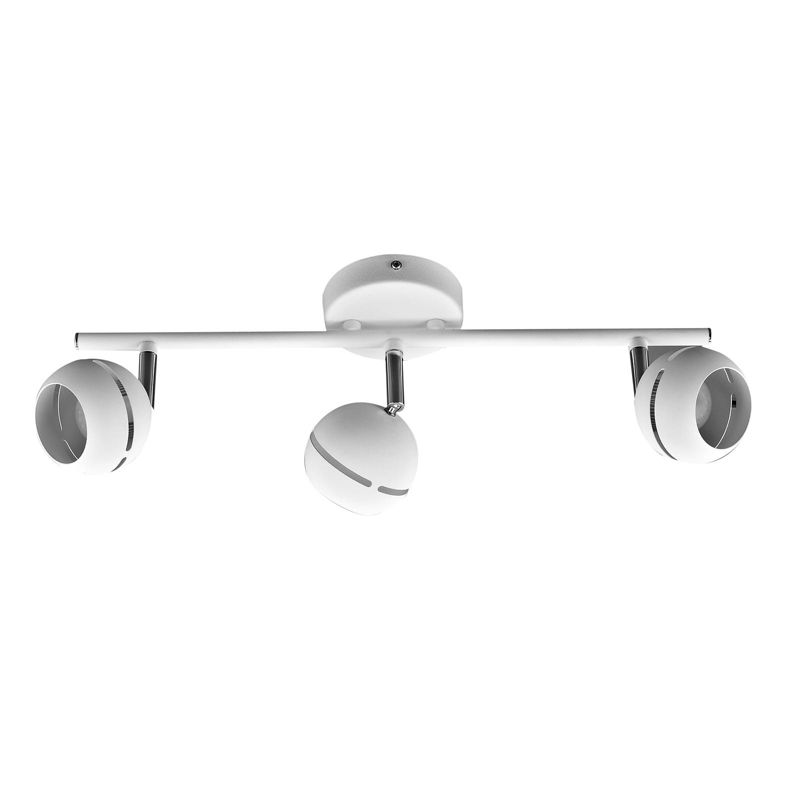 Lampa sufitowa wisząca Italux Anita 8113 biała chromowana nowoczesna wbudowany LED 15W 1 szt.