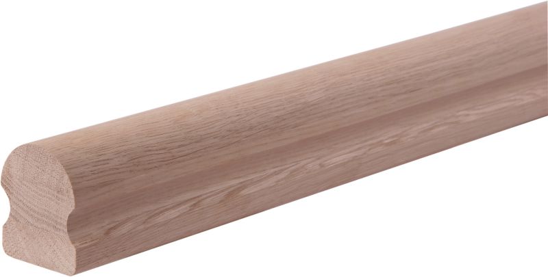 Poręcz dębowa Kornik 50 x 60 x 2700 mm