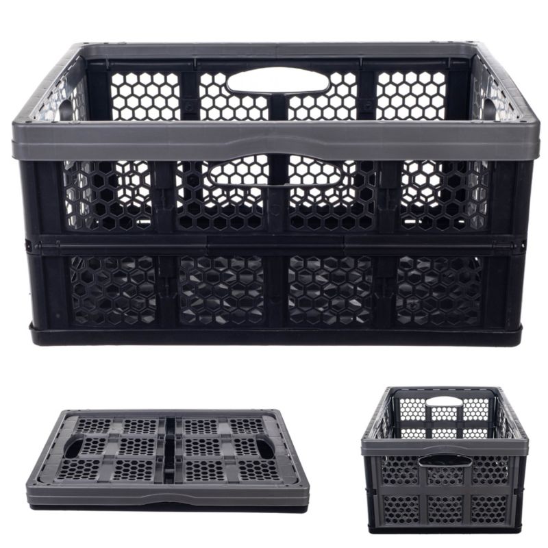 Skrzynka KADAX Składana Do Bagażnika Kosz Zakupy Pojemnik Składany 32L Duży mocny 1szt.