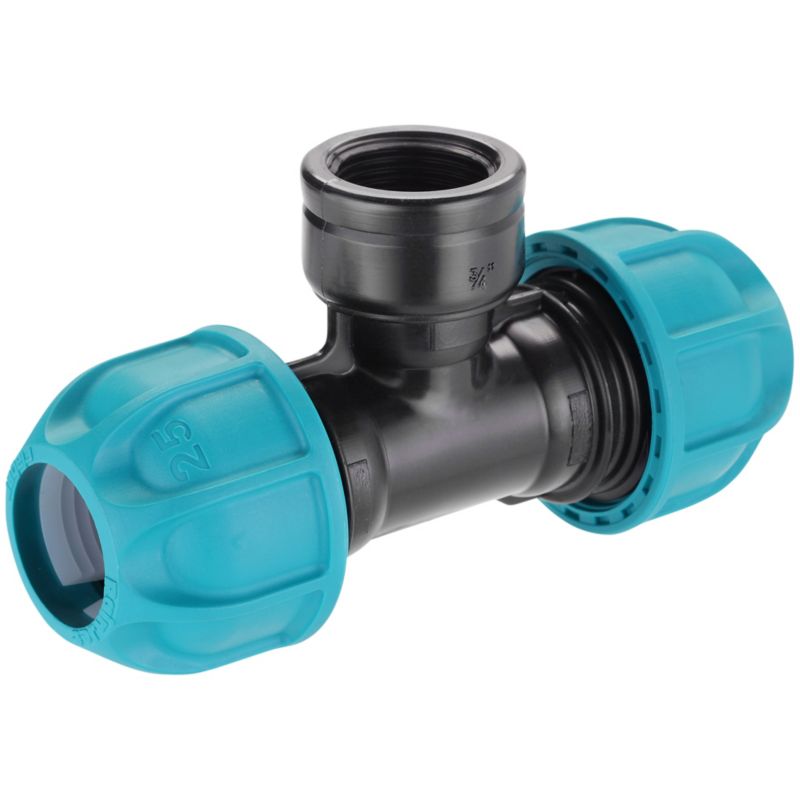 Trójnik rury 25 mm z gwintem wewnętrznym 3/4''