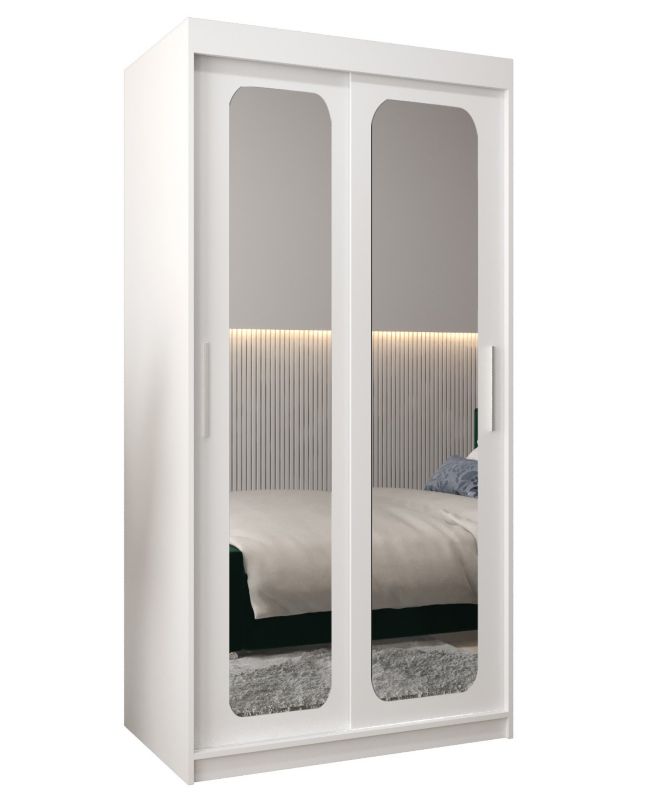 Szafa przesuwna Garderoba Abiks PROMO T3 100 biały/biały 1 szt.