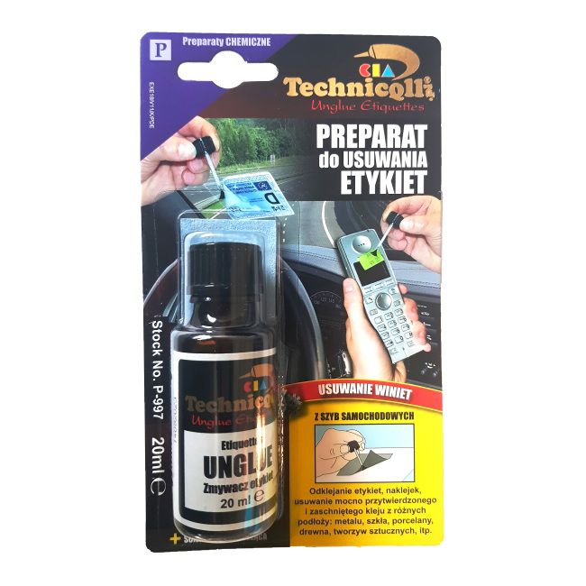 Preparat do usuwania etykiet Technicqll 20 ml