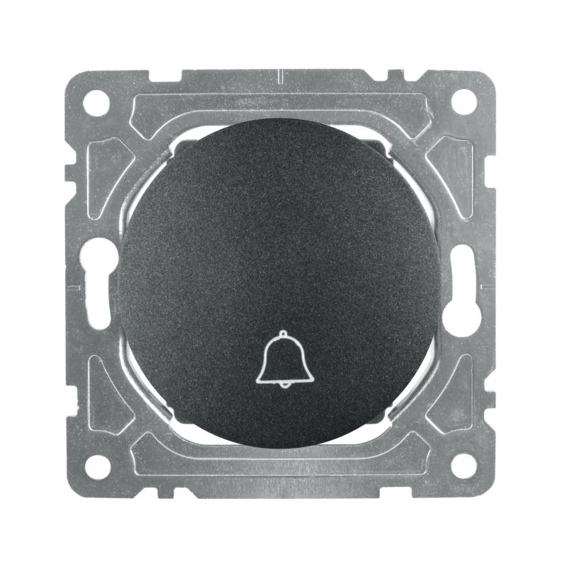 Włącznik zwierny dzwonkowy DPM Electromalt Oval czarny