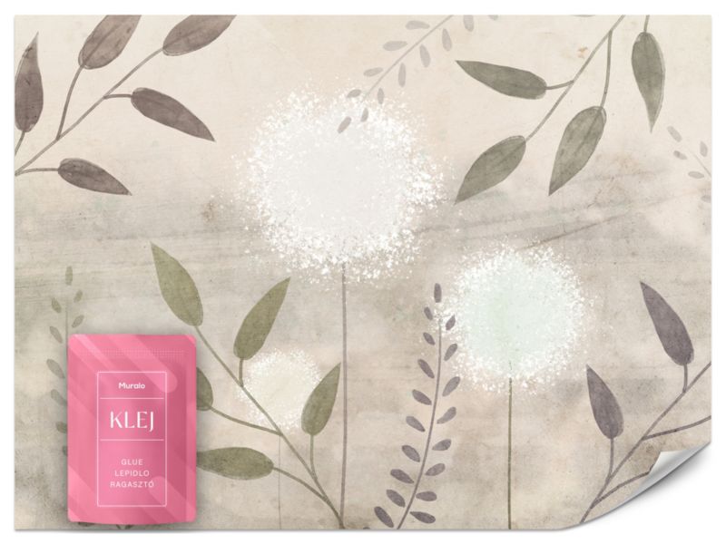 Fototapeta Muralo Dmuchawce Natura Liście 200x140 cm 1szt.