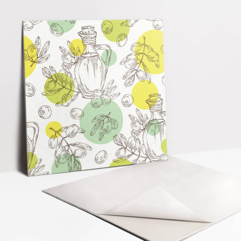 Kafelki samoprzylepne Tulup 30x30 cm Oliwa z oliwek 9 szt. II
