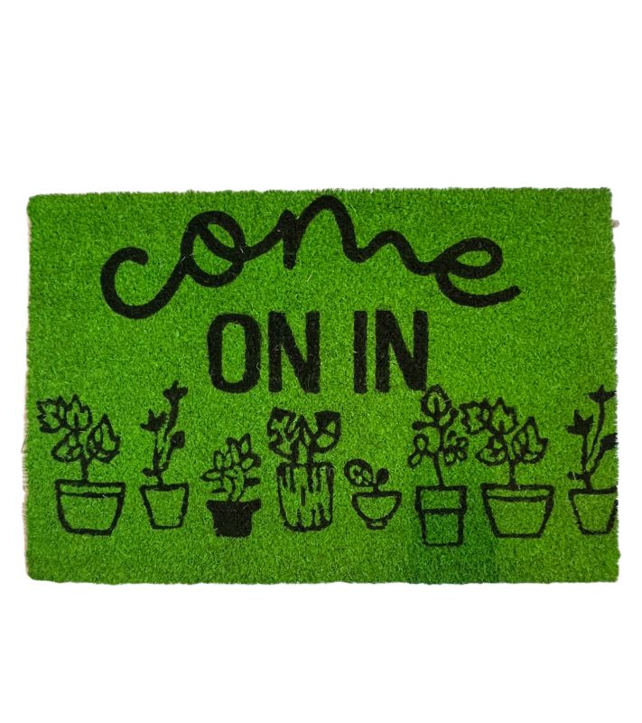 Wycieraczka kokosowa Texas zielona 40x60 cm 1szt