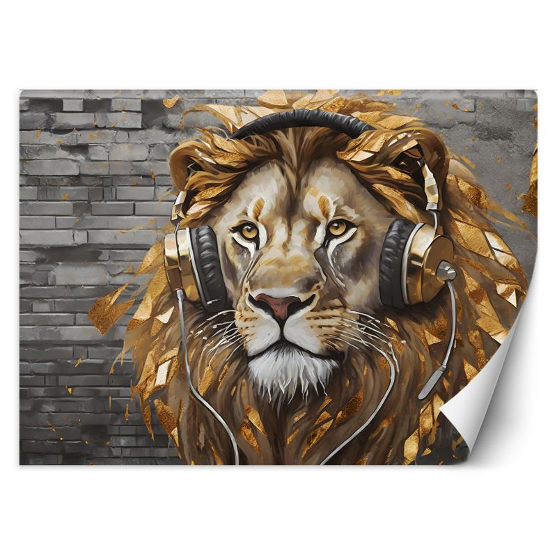 Fototapeta Feeby Lew Pop Art Muzyka 100x70 1 szt