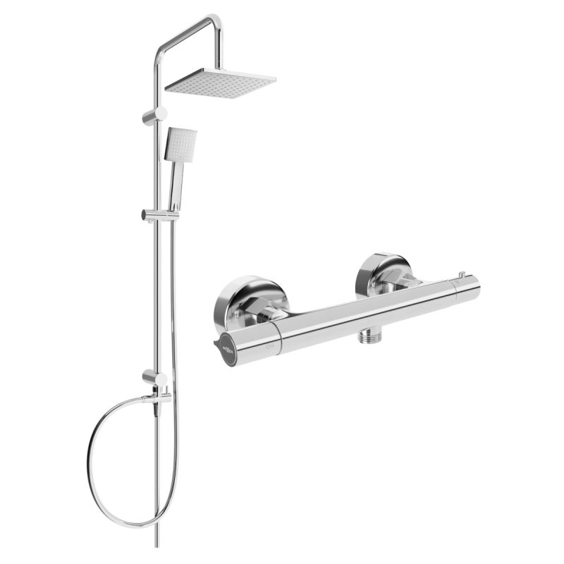 Zestaw prysznicowy Mexen Slim chrom 1 szt.
