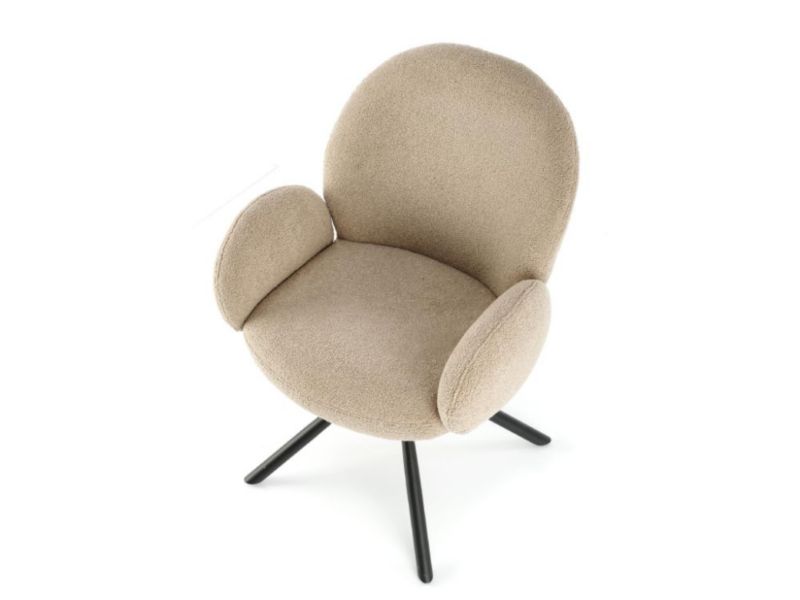 Krzesło Halmar tapicerowane K498 cappuccino 1 szt