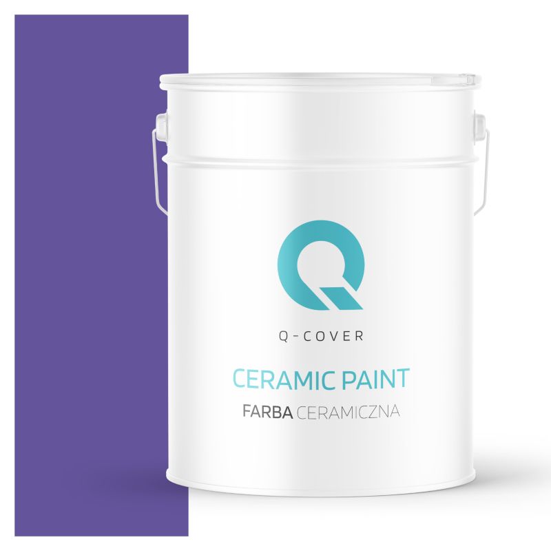 Farba Ceramiczna Do Ścian i Sufitów Q-Cover Purpurowy H2711 Głęboki Mat 10L