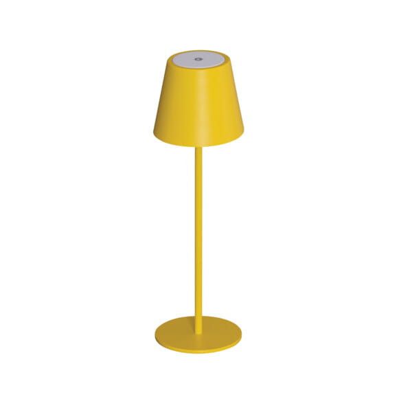 Lampa stołowa Kanlux Inita żółto-biała LED 1.2W 3000K bezprzewodowa IP54 wym: 37 x 11 x 11 cm metal - 1 szt.