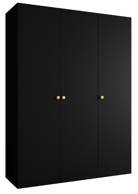 Szafa uchylna Abiks PARMA 1 150 wys. 202 cm Czarny + u. Złoty 1 szt