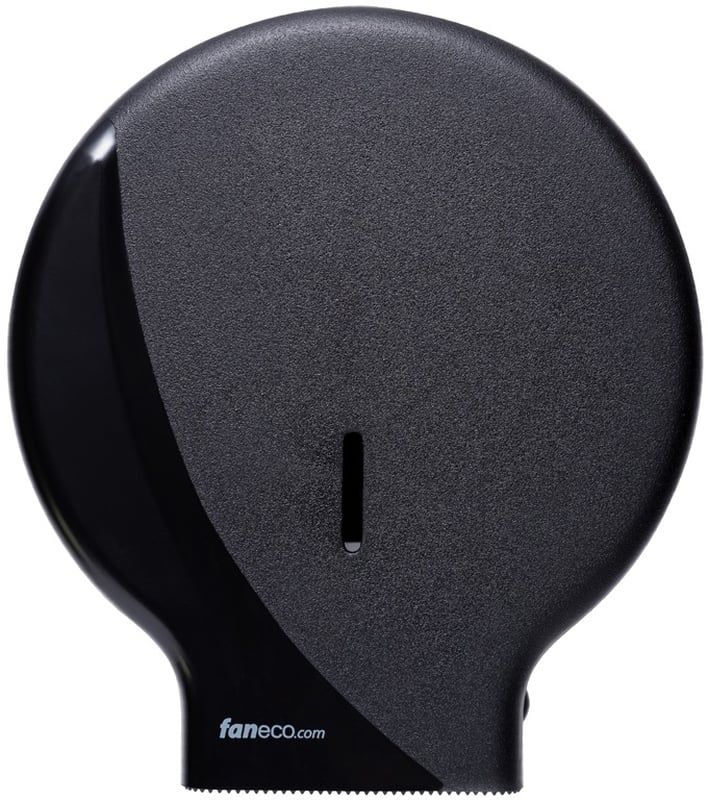 Pojemnik na papier toaletowy Faneco czarny ABS zamknięcie na klucz 1 szt.