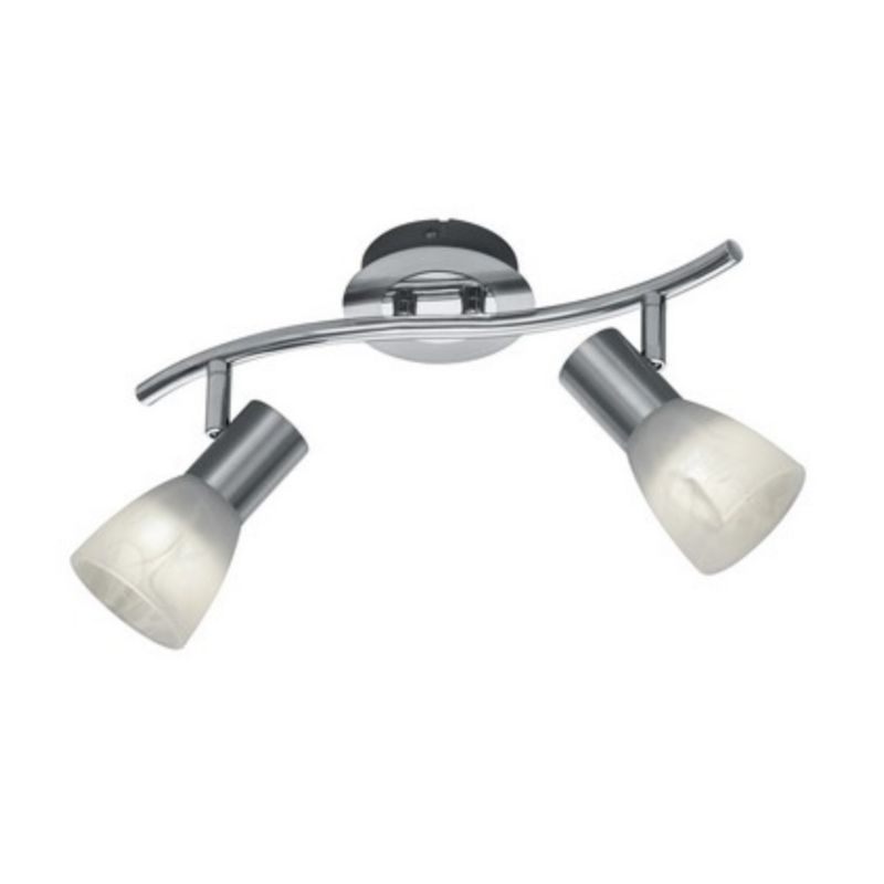 Lampa wisząca Trio Levisto srebrno-biała wym: 19 x 33 x 10 cm 2xE14 x 1 szt.