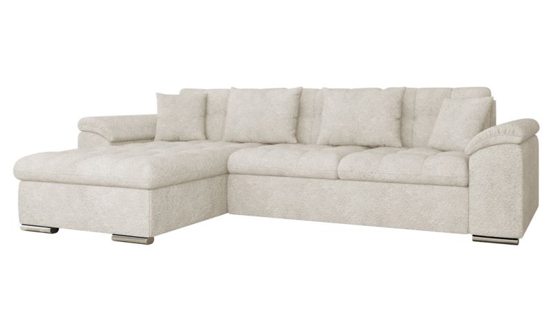 Narożnik z funkcją spania MIRJAN 24 Diana lewy szarobeżowy 1 szt.