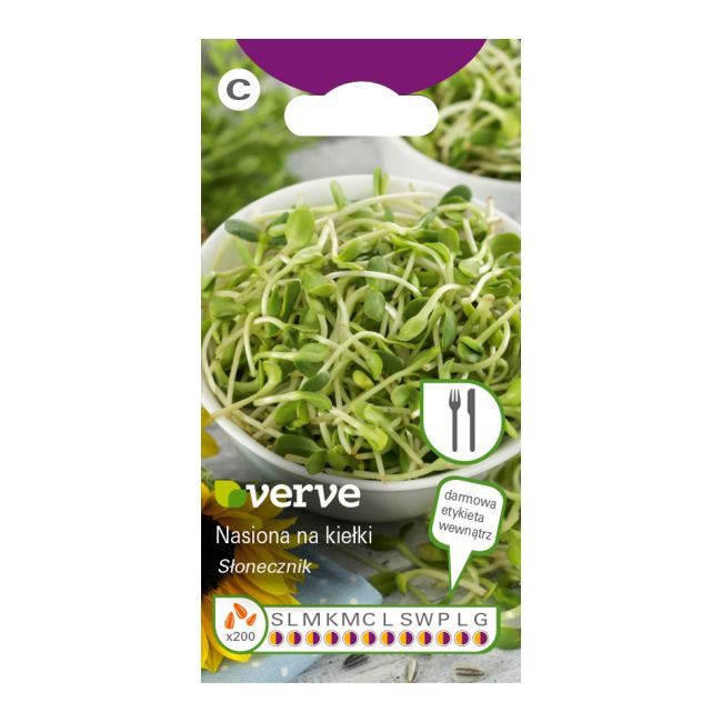 Nasiona kiełki słonecznika Verve
