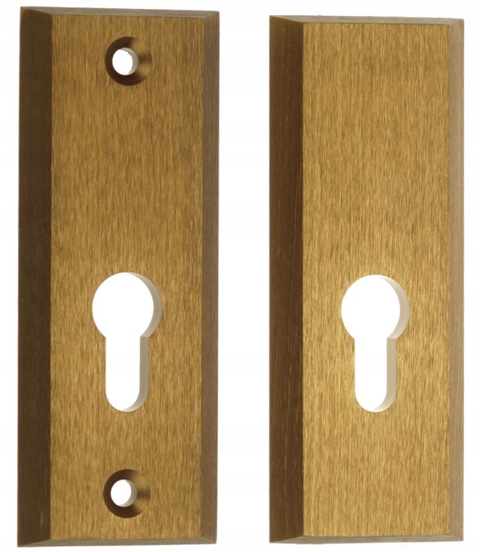 Szyld FEINZ Zewnętrzny Drzwiowy Długi Elegancki Na Wkład 105 Mm Patyna 1 szt.