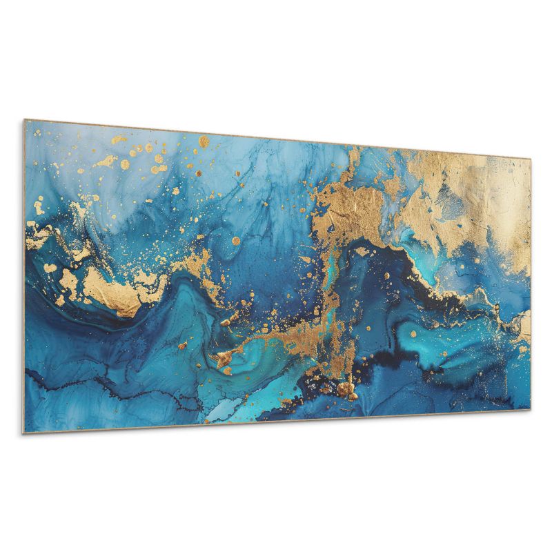 Kafelki samoprzylepne Wallfluent 60x30 cm Wodny wzór w stylu abstrakcyjnym 6 szt.