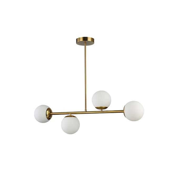 Żyrandol LED MasterLED Bali E27 poczwórny lampa wisząca 75 cm IP20 złoty 1 szt.