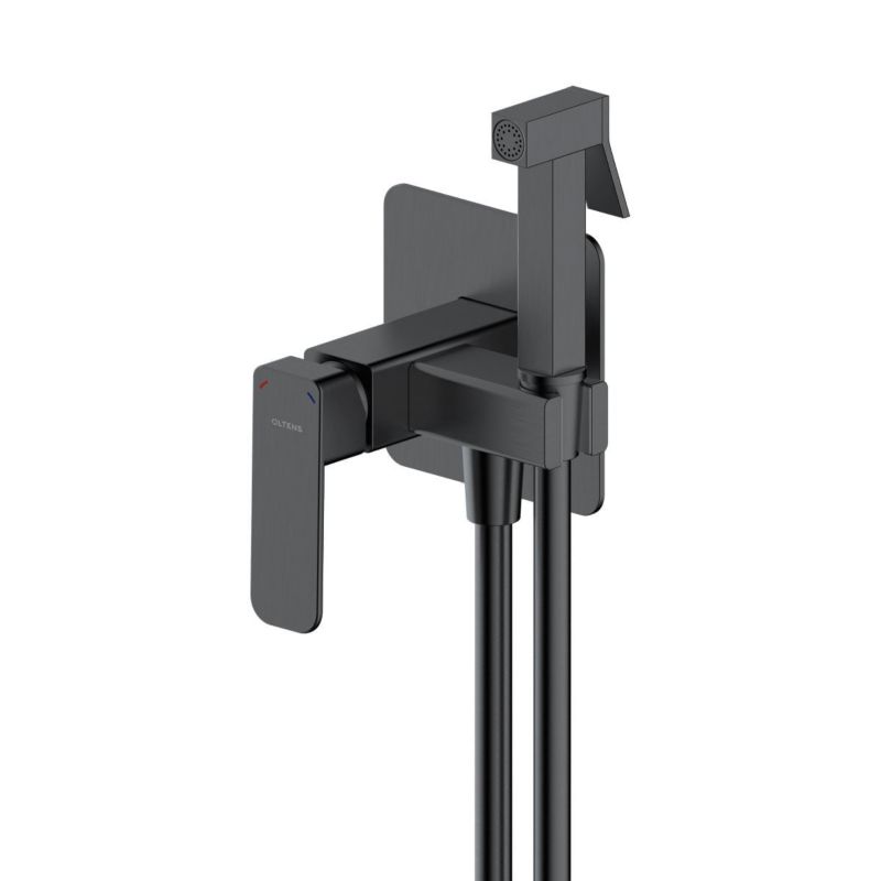 Bateria bidetowa Oltens Hadsel grafit podtynkowa jednouchwytowa 1 szt.