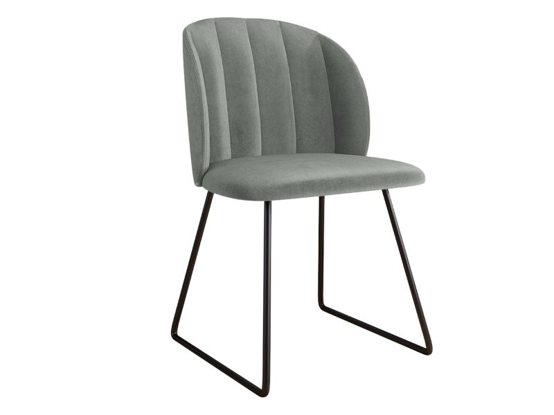 Krzesło MIRJAN 24 tapicerowane Tosiano 1 platynowy szary 1 szt.