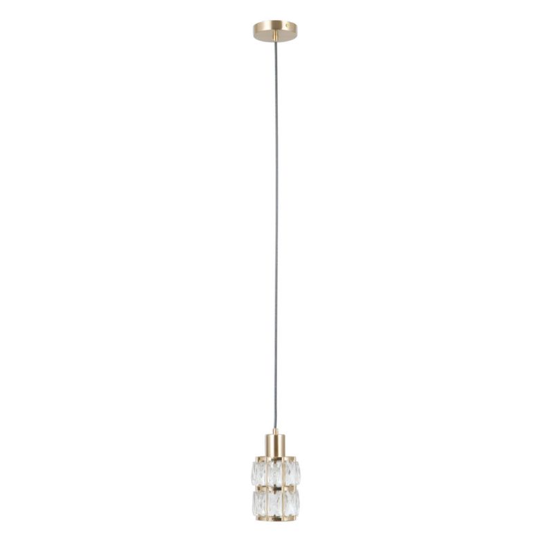 Lampa wisząca Italux ALMA złota 1xE27x40W wym:120x10,5x10,5cm IP20 -1 szt.