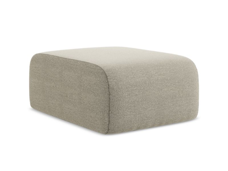 Pufa LaMiaSofa CERVO z tkaniny bouclé 72x94 cm kreci 1 szt.