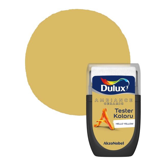 Tester farby Dulux Ambiance Ceramic hello yellow 0,03 l