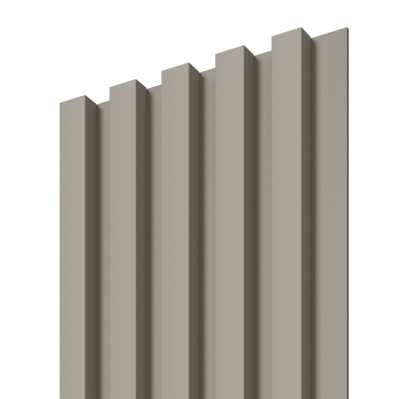 Panel lamelowy ścienny Stegu Linea Select MDF 265 x 24 cm kaszmir / kaszmir