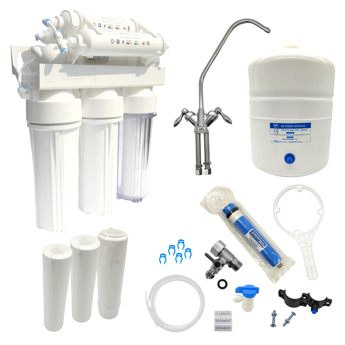 Kuna Filter RO-7, odwrócona osmoza, filtr do wody. Ekonomiczny filtr osmotyczny z mineralizatorem.