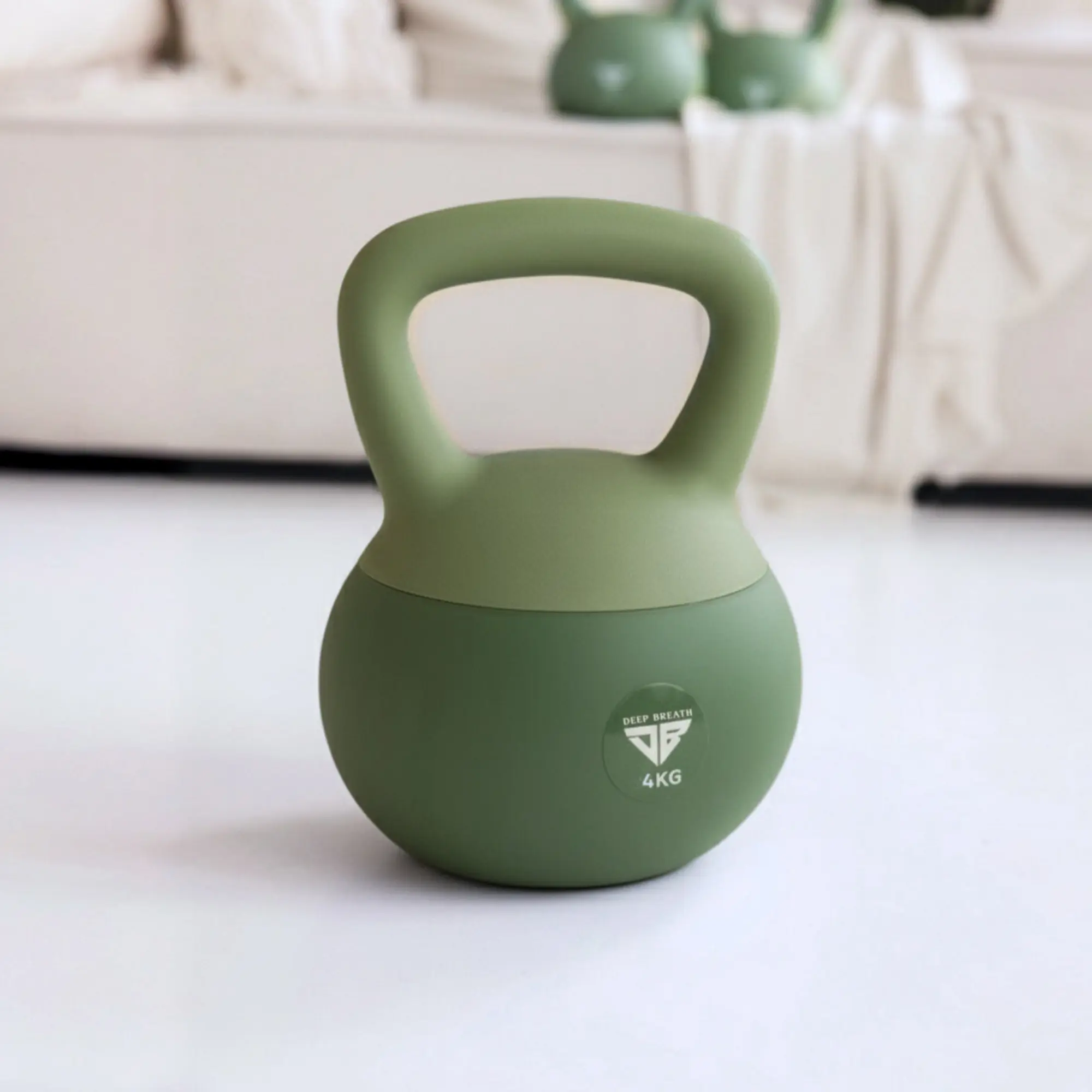 Kettlebell miękki - Olive - Deep Breath
