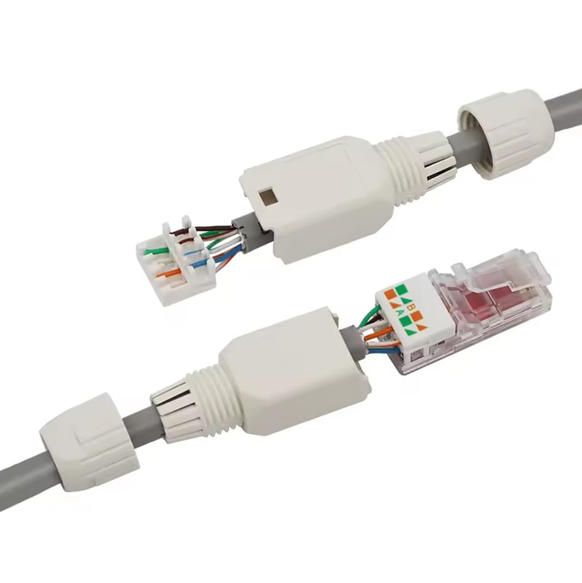 Wtyczka RJ45 UTP RJ9 beznarzędziowa skręcana - Henryx24