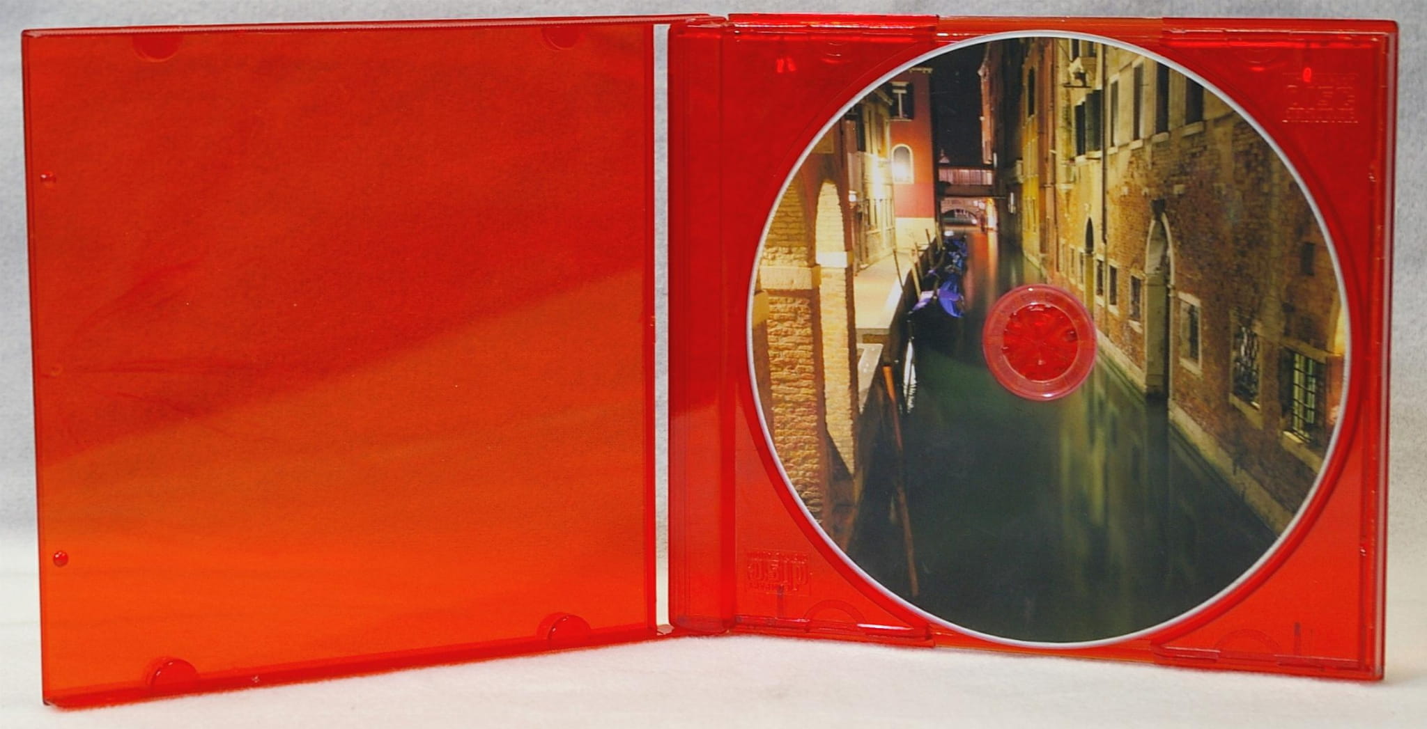 Pudełko 1xCD Box JC Czerwone 10,4mm Standardowe - Henryx24