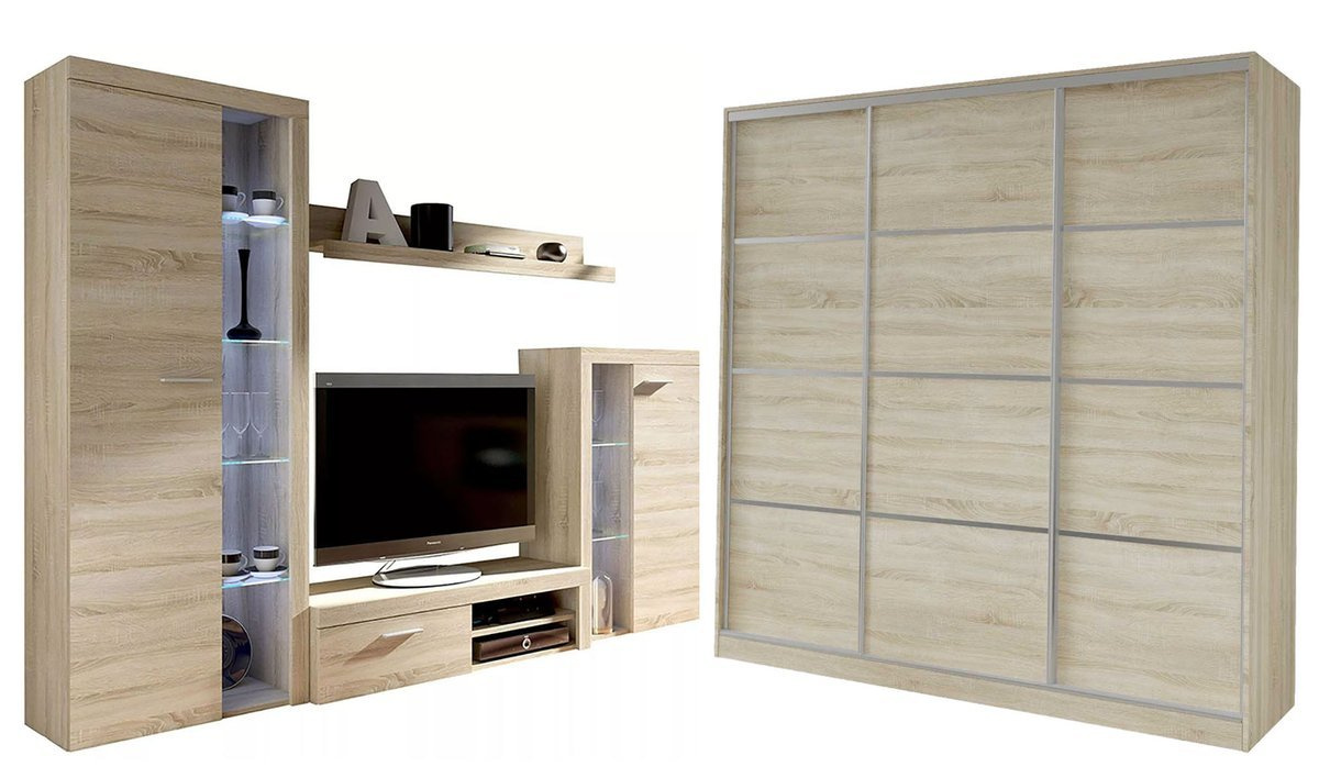 Nowoczesne meble do salonu SAMBA i Szafa TOP 200