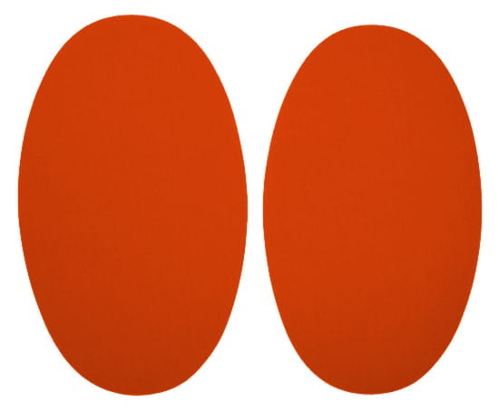 łaty poliestrowe termoprzylepne 2 szt. kol.215 pomarańczowy