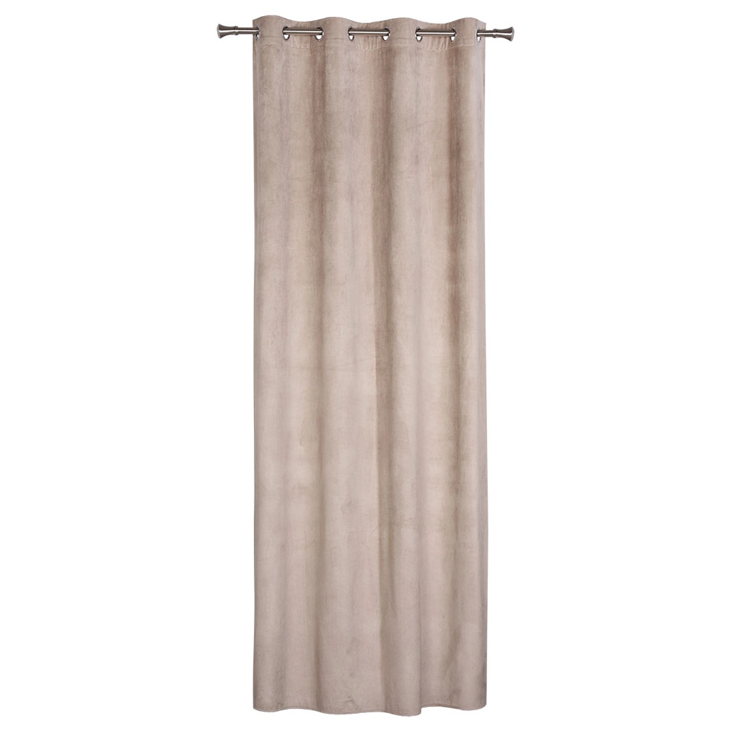 Zasłona GRATER na przelotkach 140 cm x 260 cm taupe