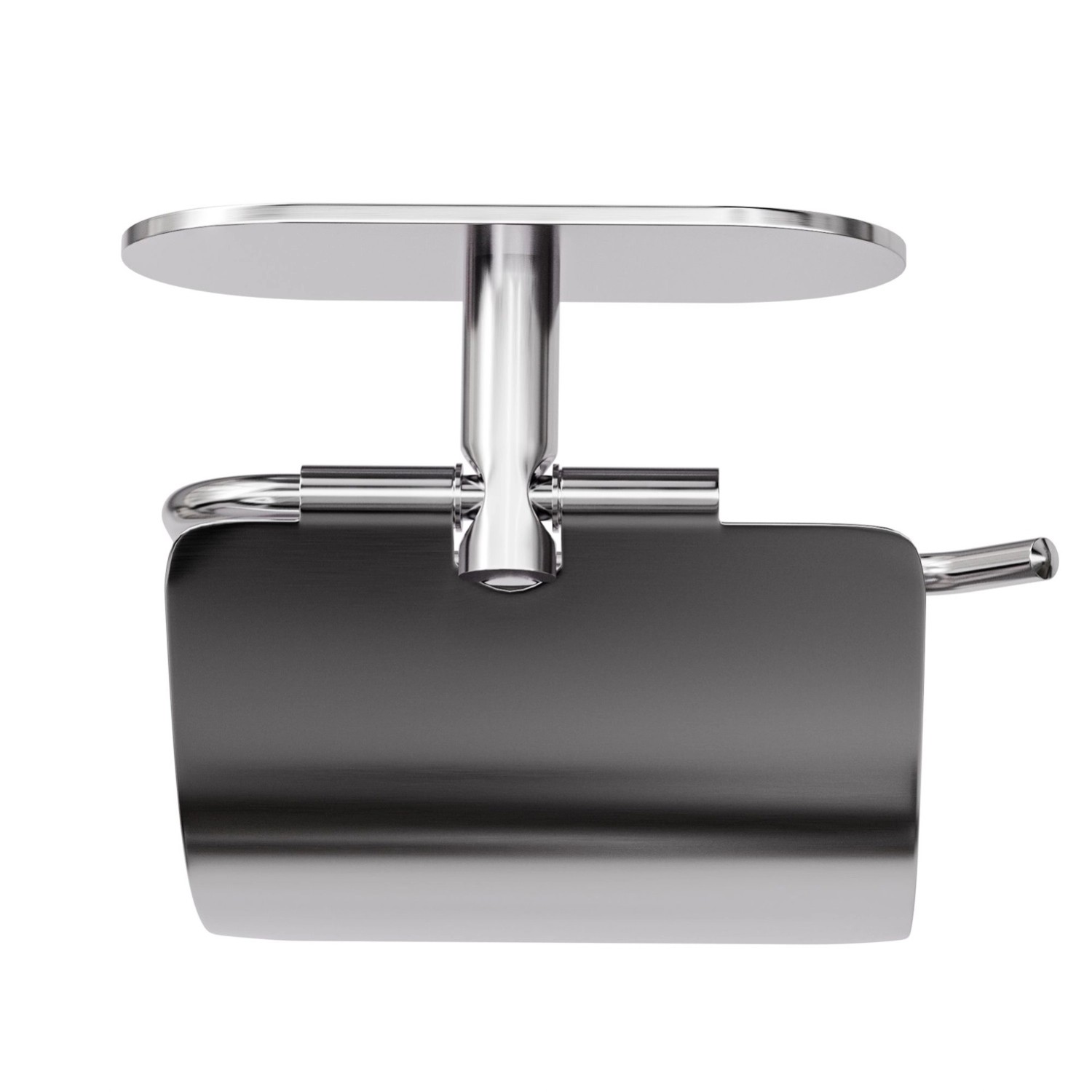 AGAS Uchwyt WC EA-4 inox z klapką 13,5x14,1