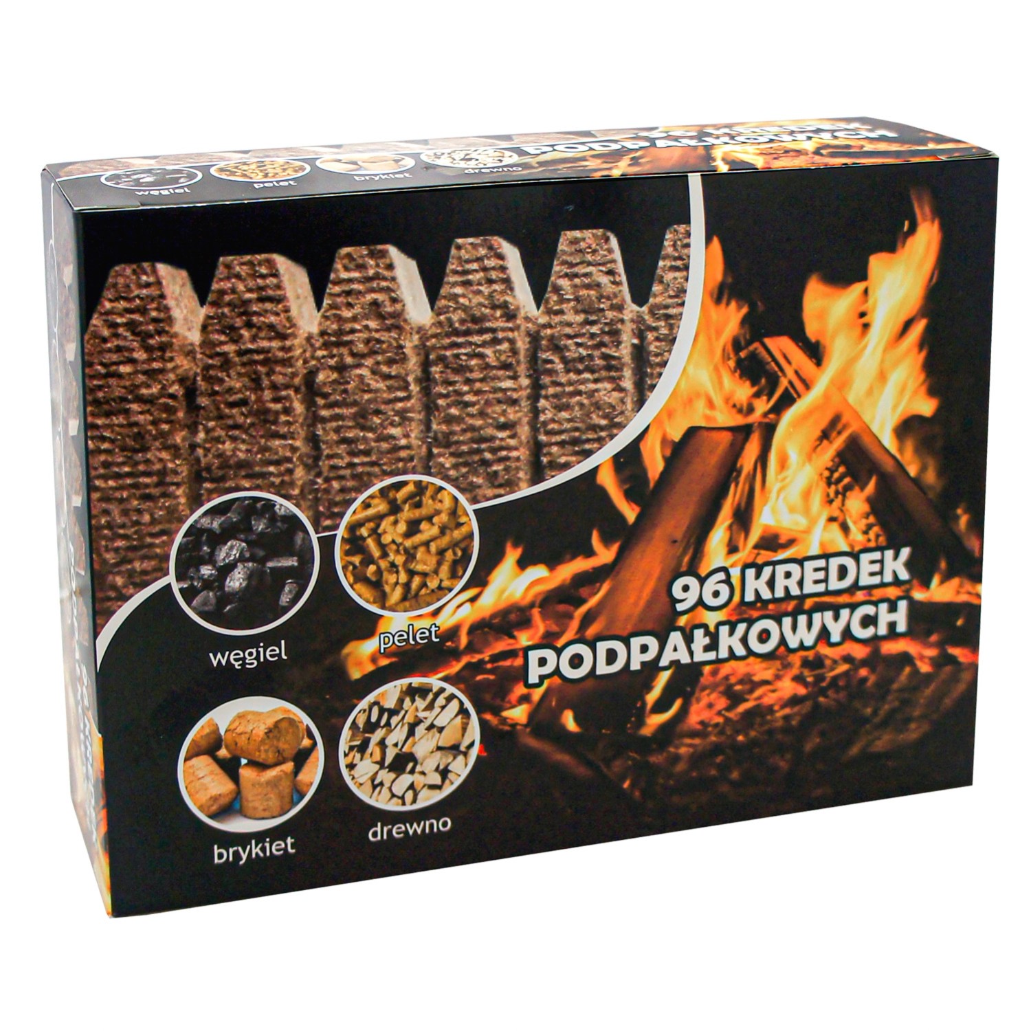 Rozpałka kredki Super mocna 96 szt