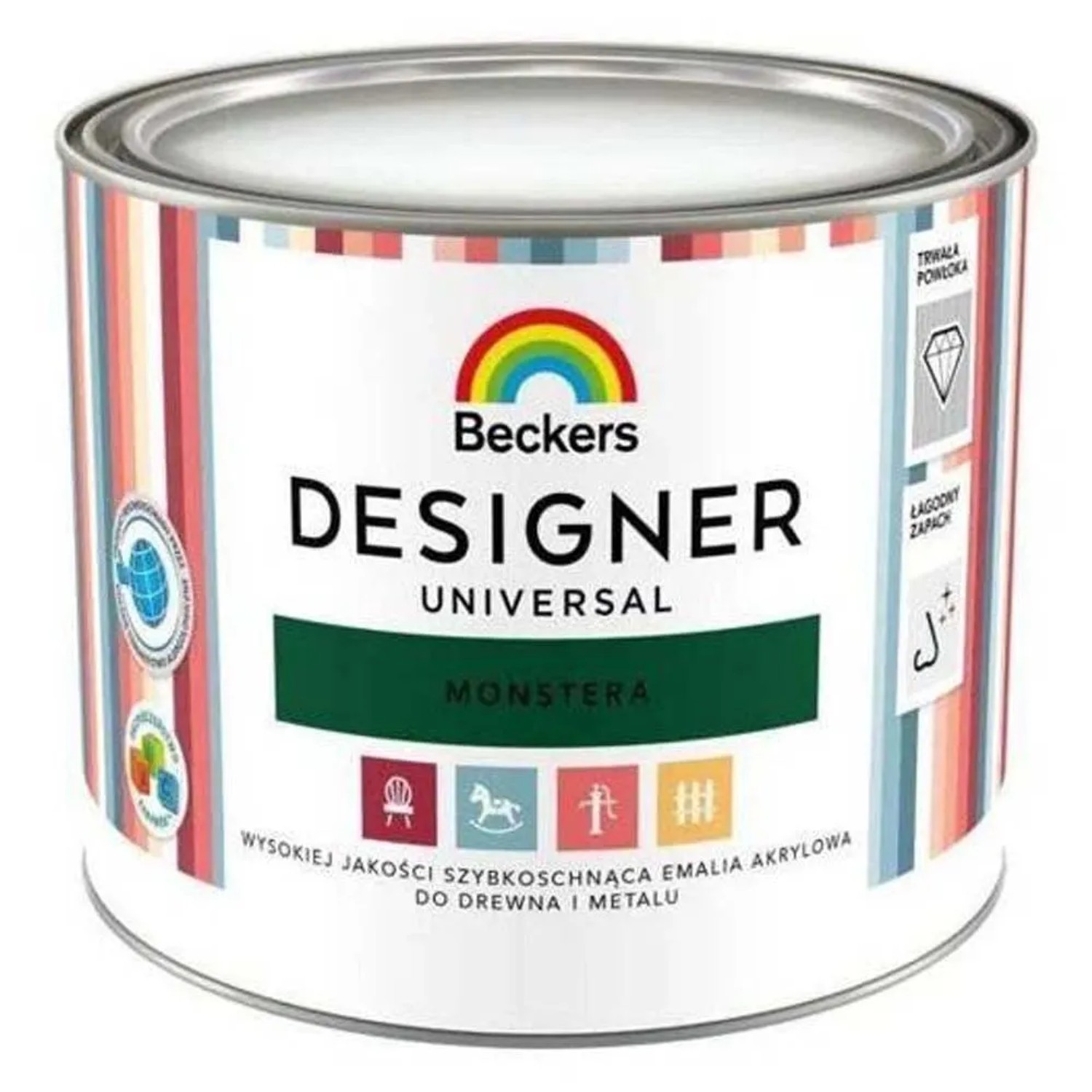 Beckers Emalia Designer Universal półmat monstera 500 ml