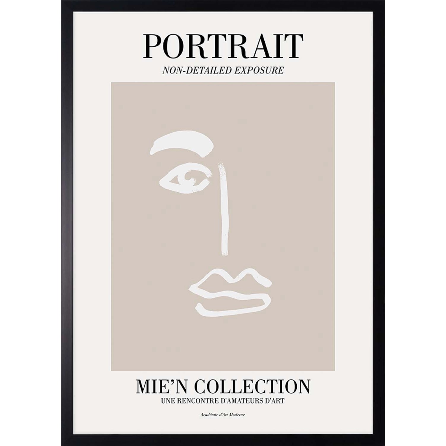 ARS LONGA Obraz MALE ABSTRACT FACE 53 x 73 cm