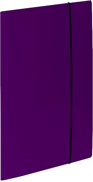 Teczka kartonowa z gumką VauPe Soft, A4, 450g/m2, 20mm, fioletowy
